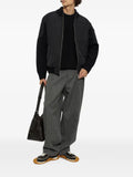 Moose Knuckles ribbed-knit panelled puffer jacket
