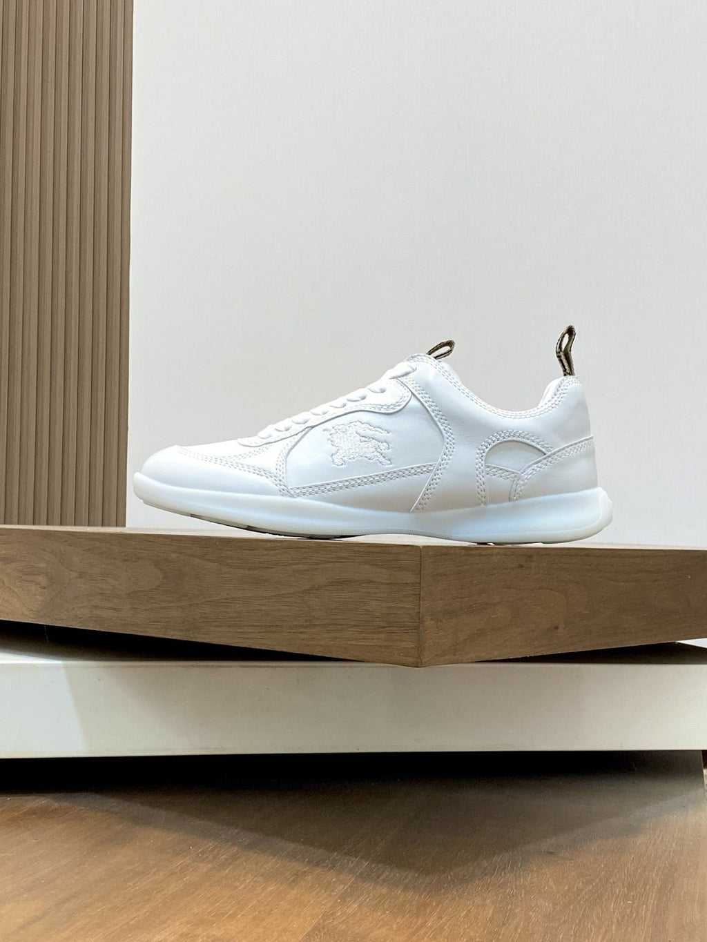 Burberry Check-Accent Low-Top Sneakers